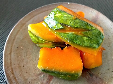 かぼちゃの甘露煮風☆レンジで時短☆夏は冷やして